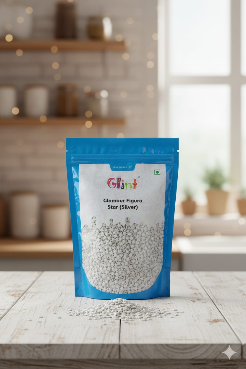 Bakersville glint glamour figura star silver