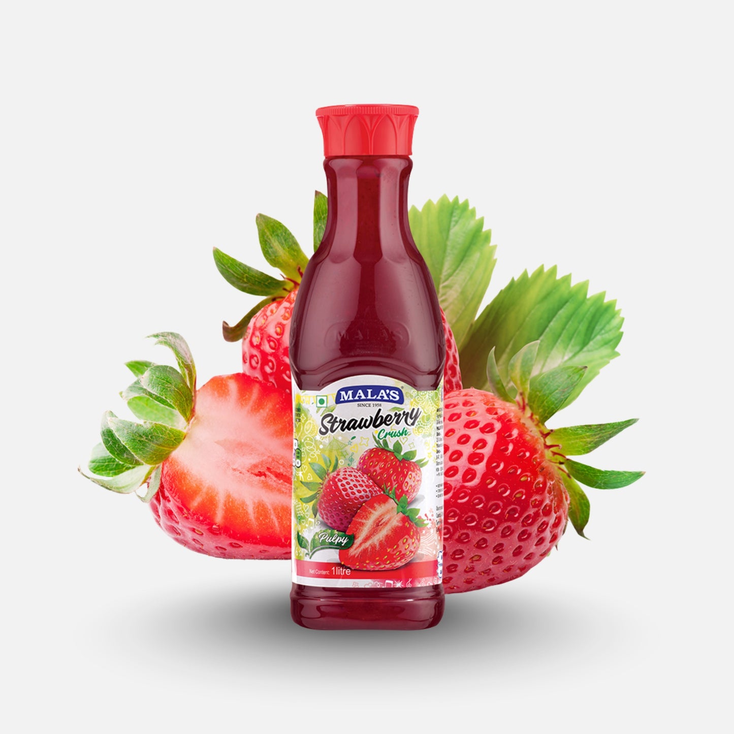 Mala's Strawberry Crush 1Ltr