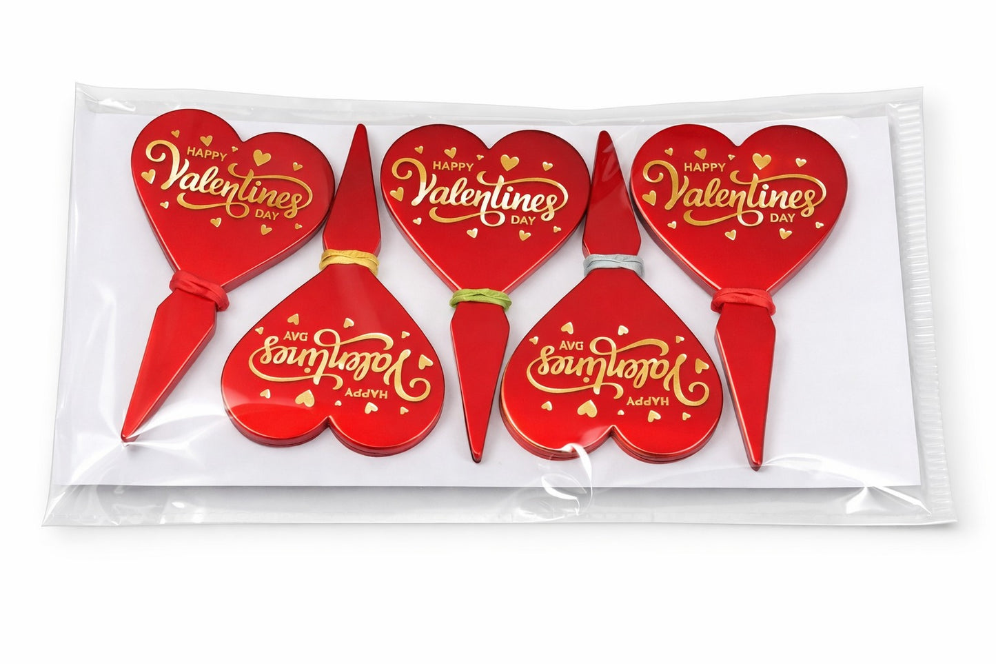 Valentine's Day Cake topper Pack Of 50 (Random Colour)