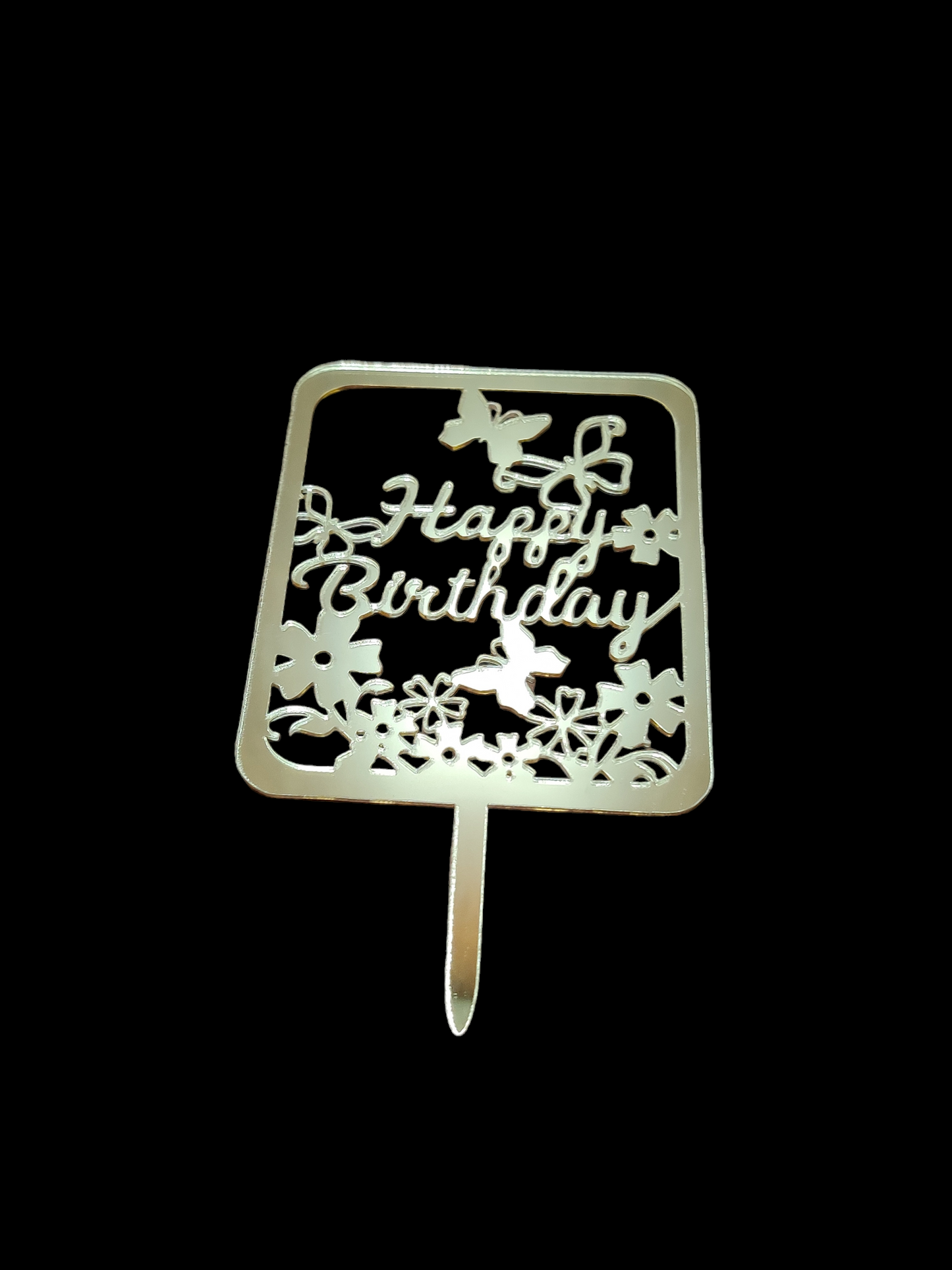 Happy Birthday Acrylic Topper