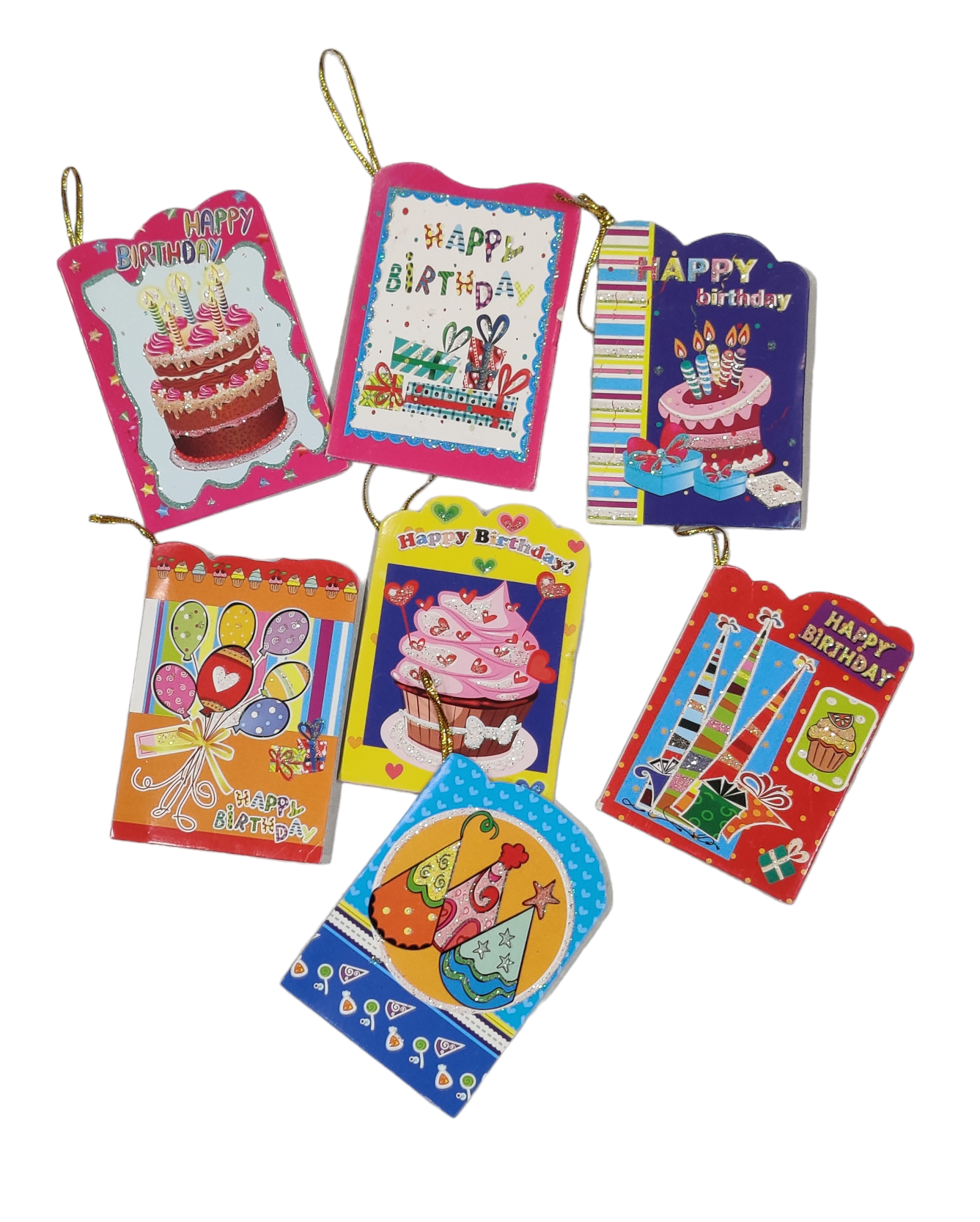 Happy Birthday card's pack of 10 Random