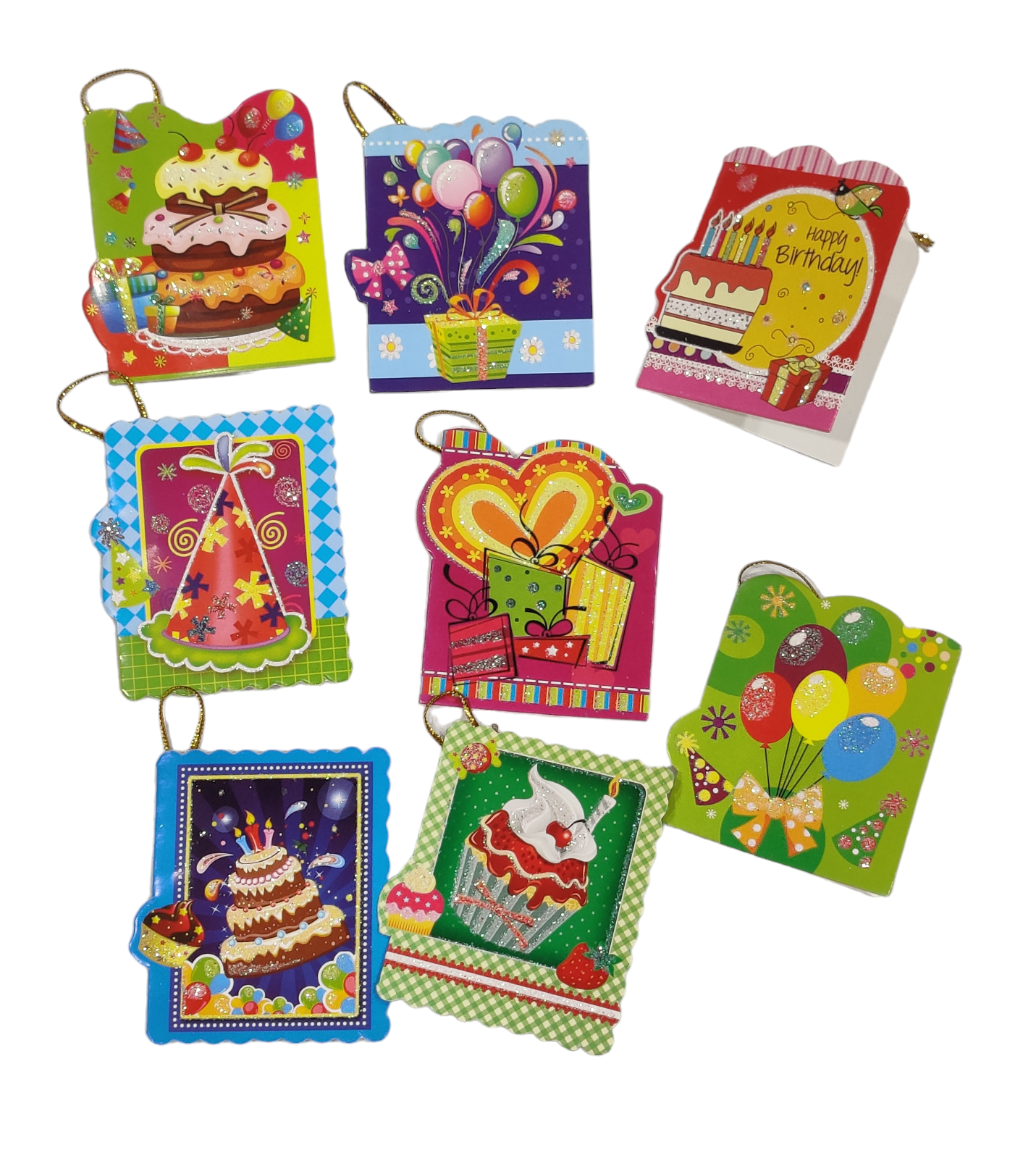 Happy Birthday card's Pack of 10 Random