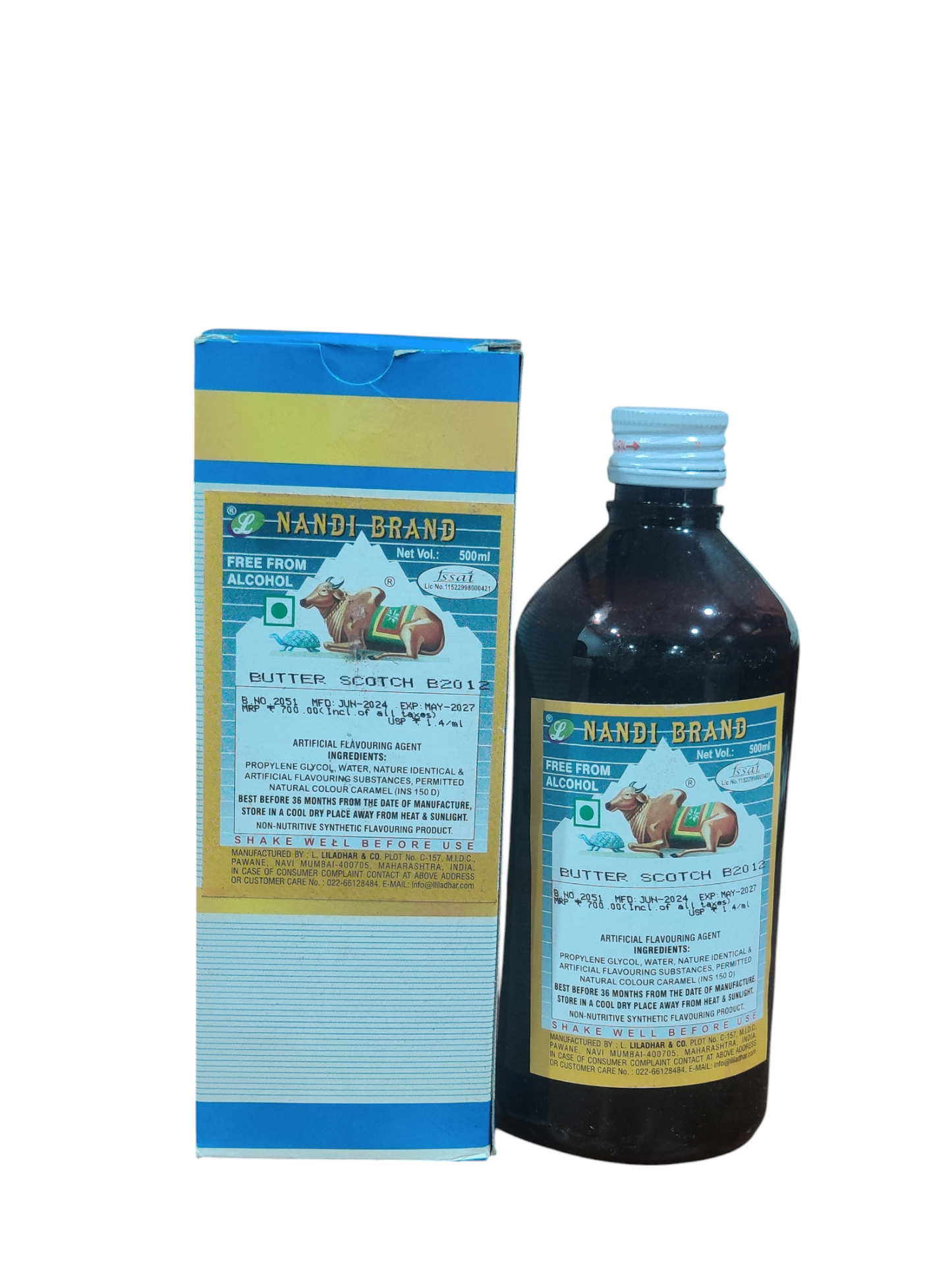 Nandi international Butterscotch Essence 500 ml