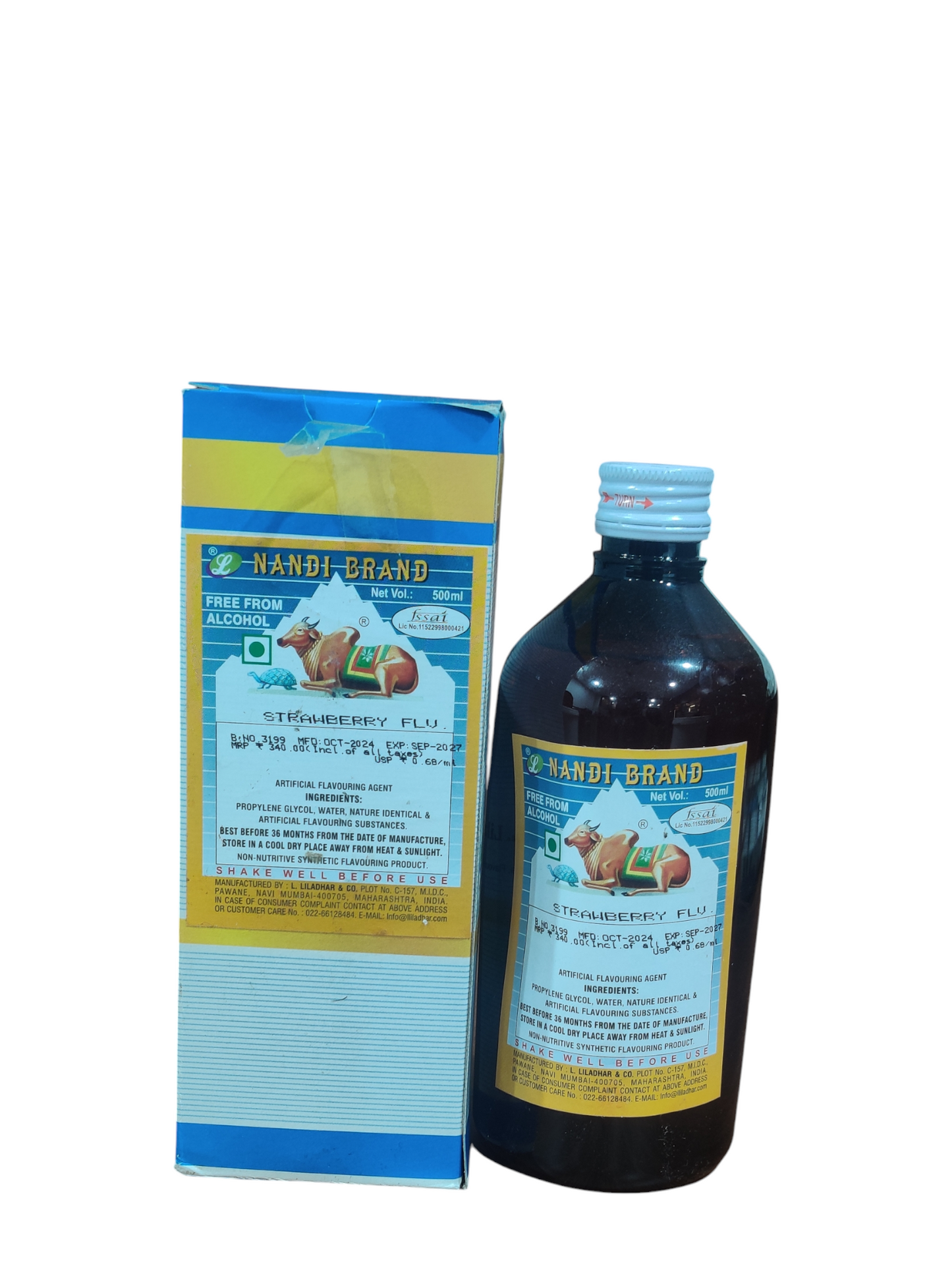 Nandi international Strawberry Essence 500 ml