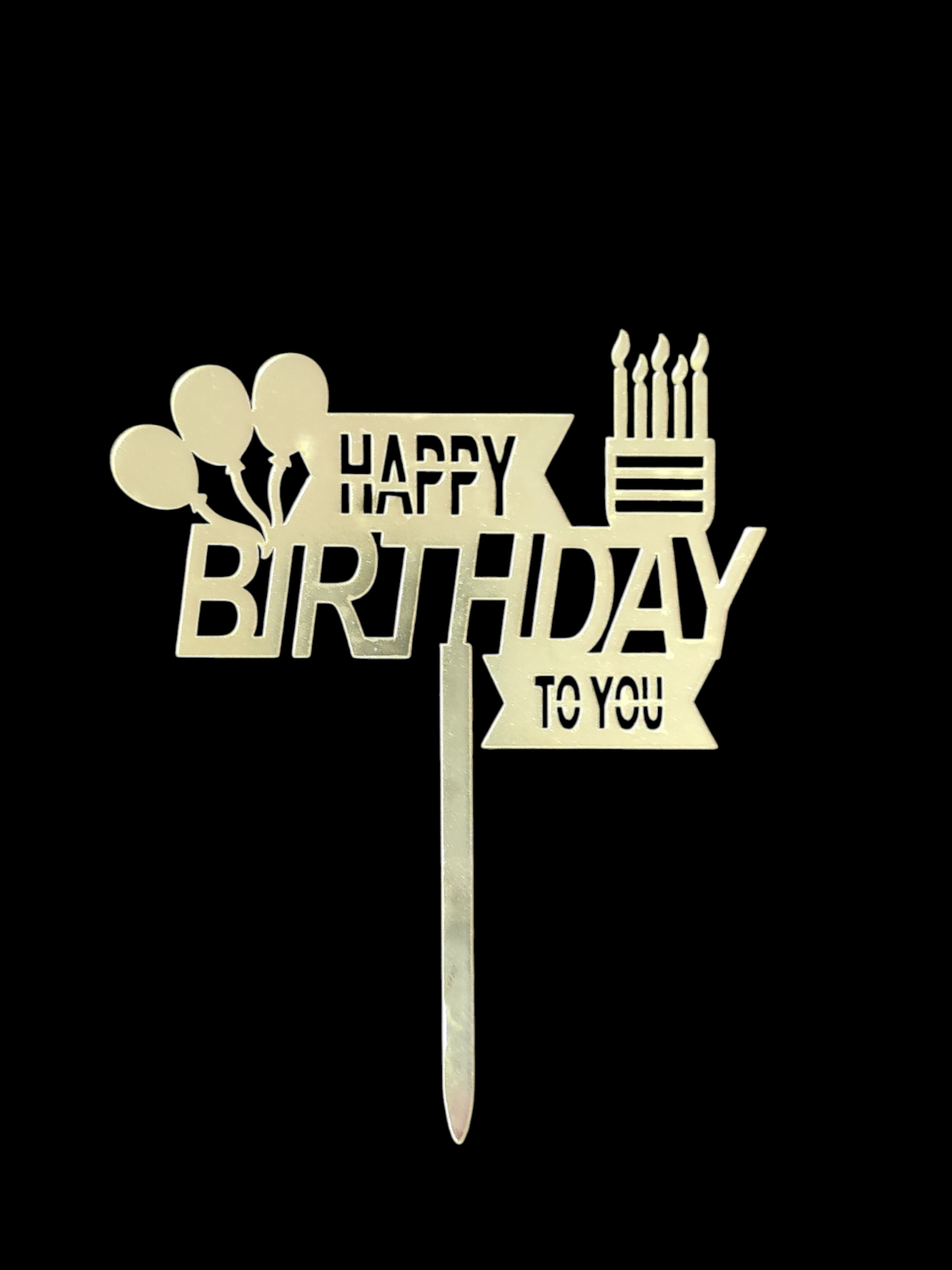 Happy Birthday Acrylic Topper RT00192