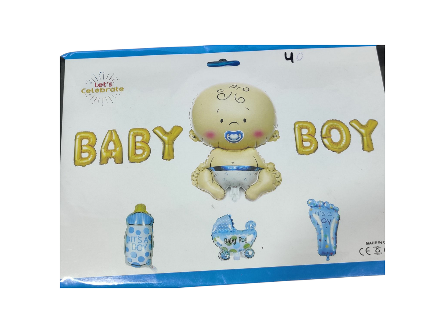 Newborn baby Boy welcome party decoration