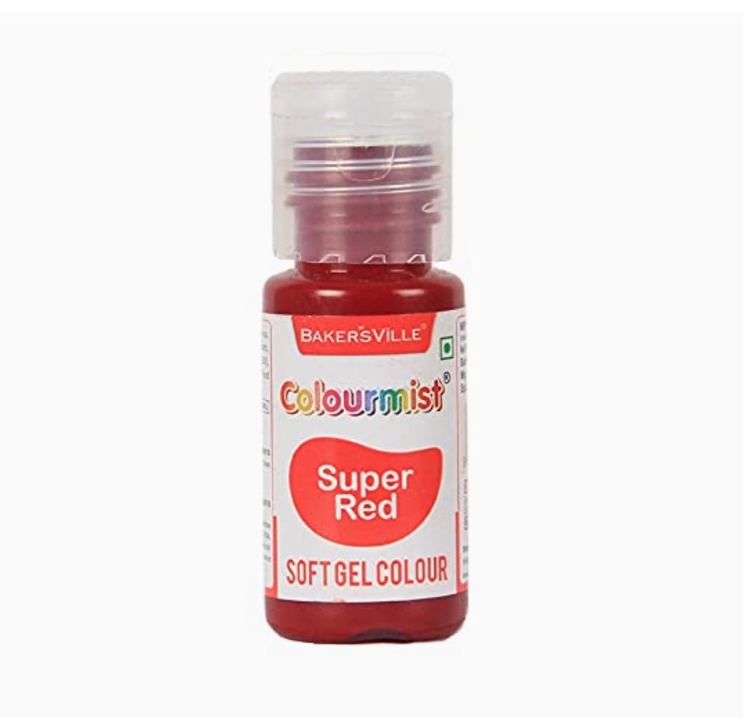 BakersVille colourmist Super Red Soft gel Colour