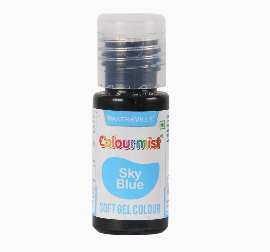BakersVille Colourmist Sky Blue Soft Gel Colour