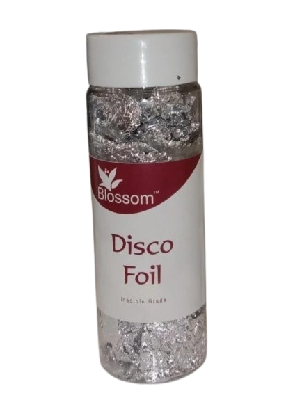 Blossom disco silver foil