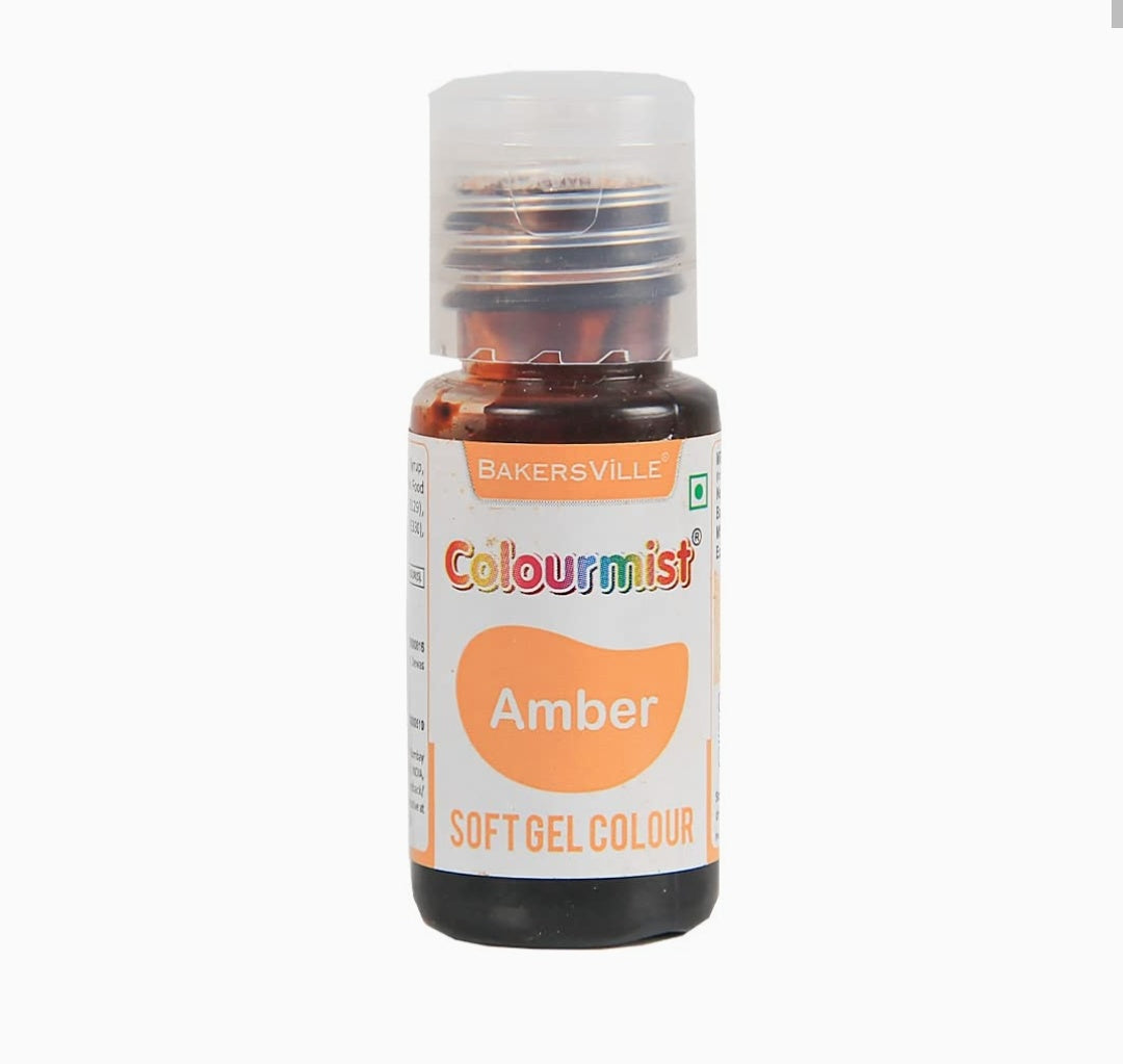 Bakersville colourmist Amber Soft Gel Colour 20gm