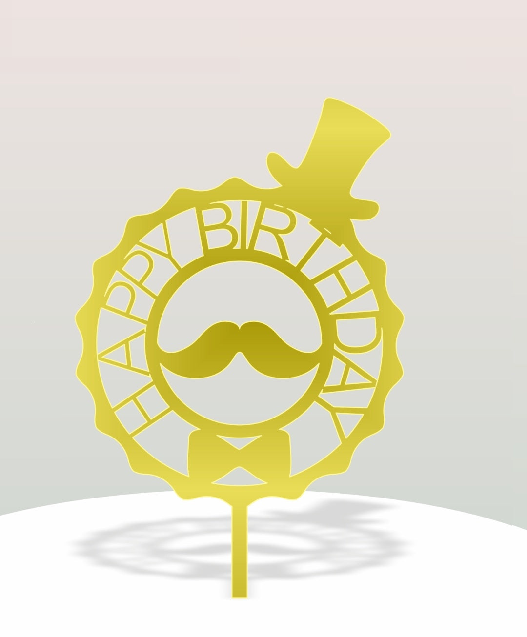 Economic Happy Birthday Topper