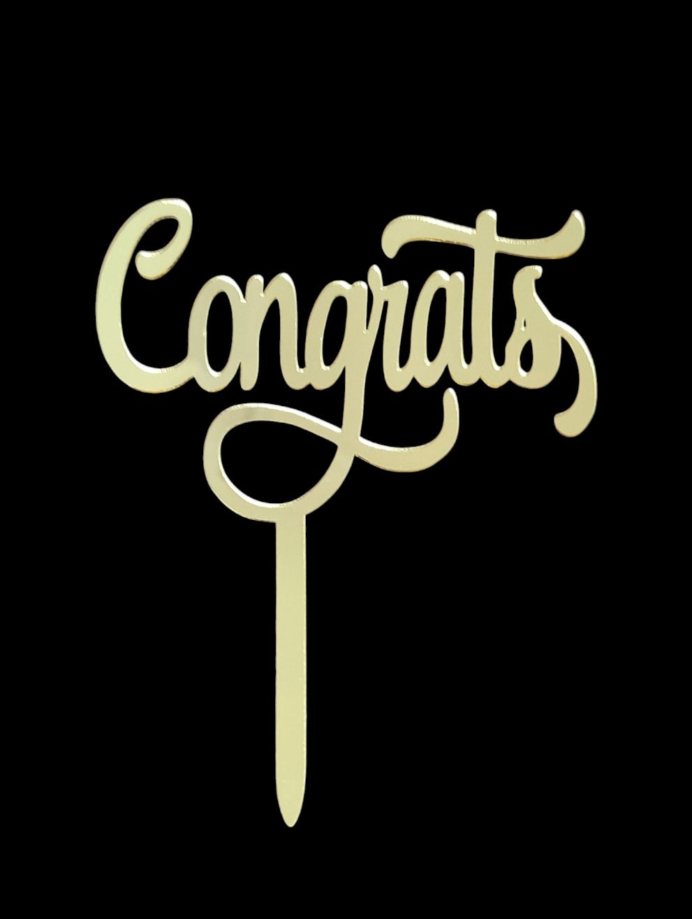 Congrats Acrylic Topper RT00129