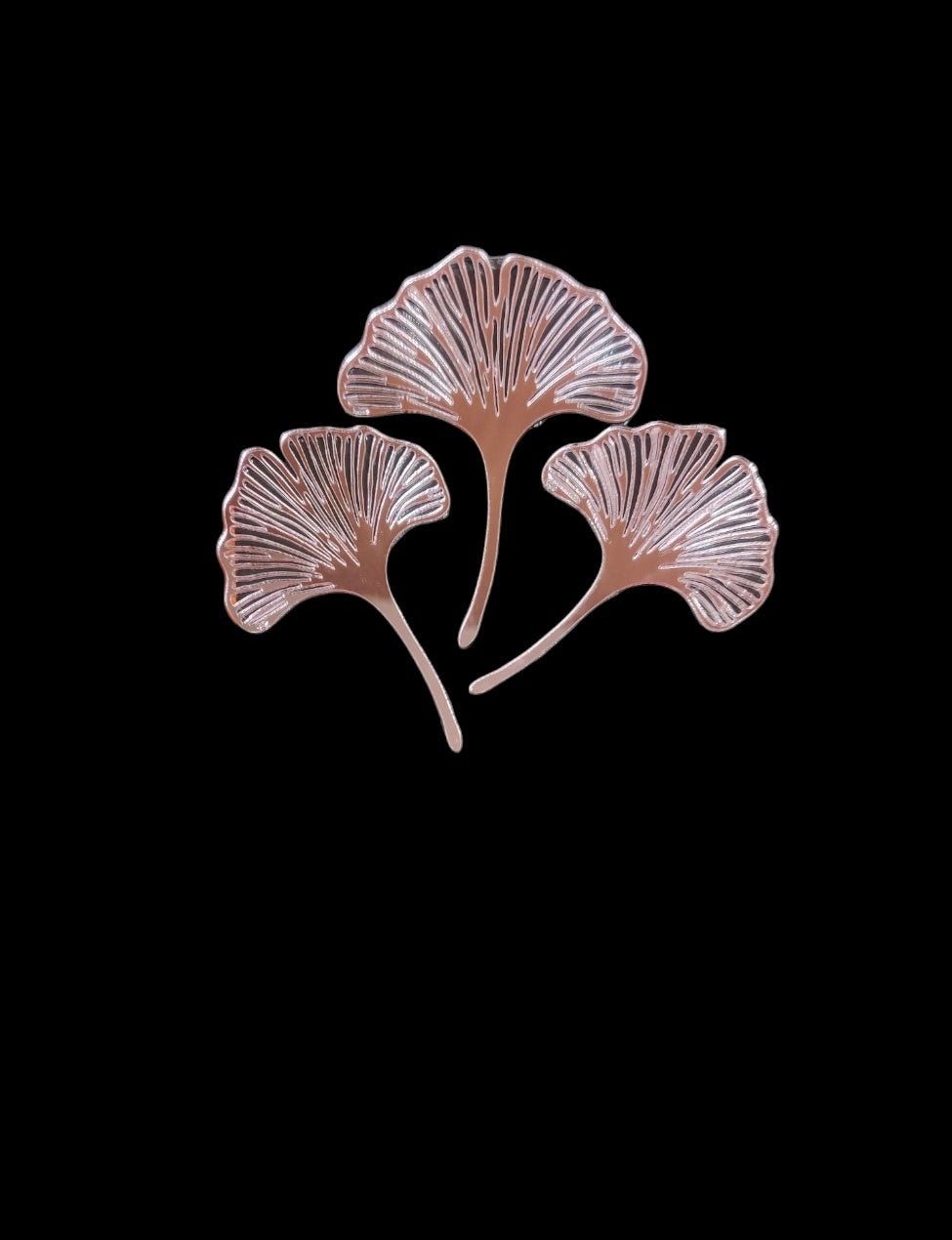 Rose Gold Acrylic Leaf Cake Topper RT01069