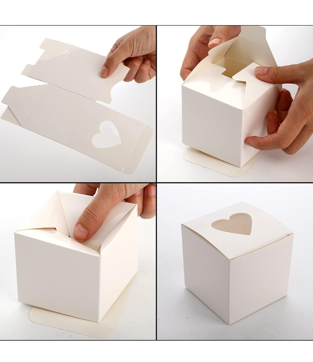 Brownie White Box size -4x4 inch