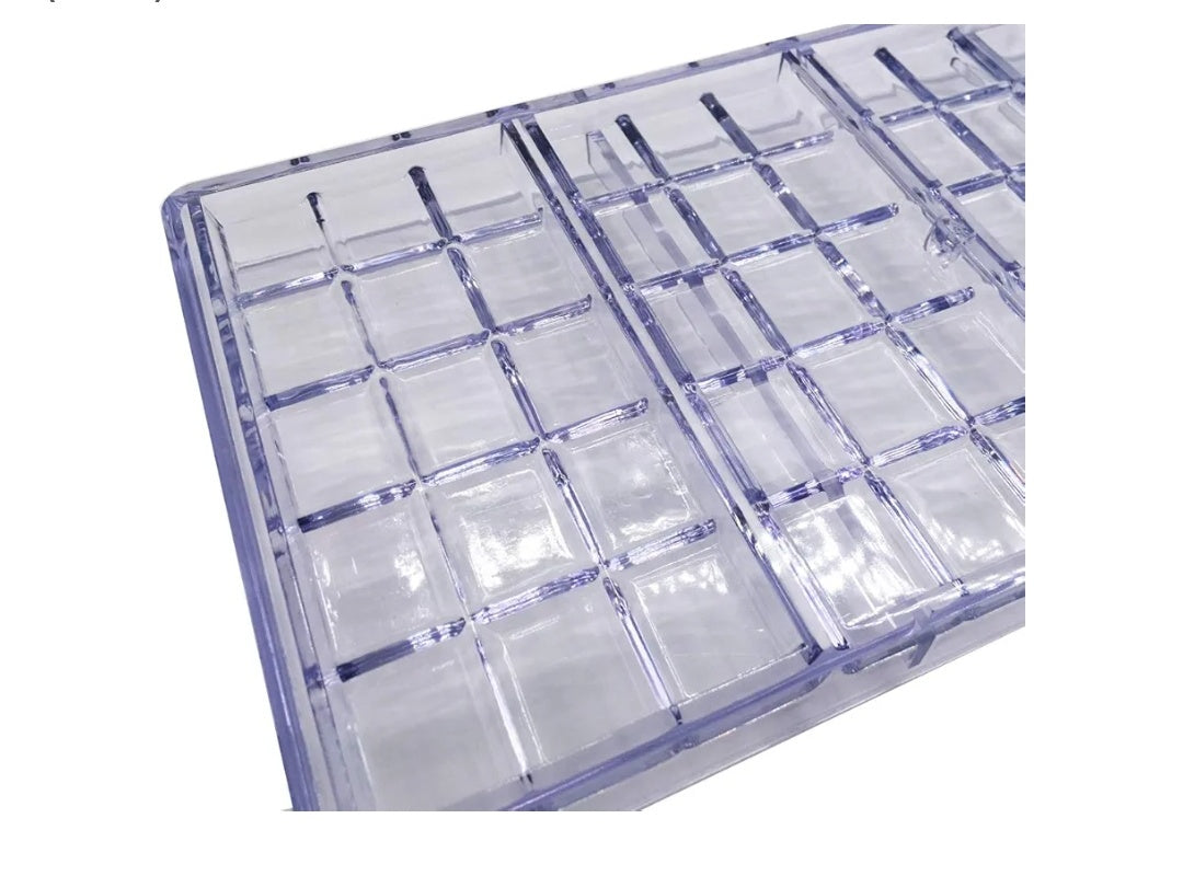 Chocolate Mould Polycarbonate 1 Bar Size - 5x3 inch