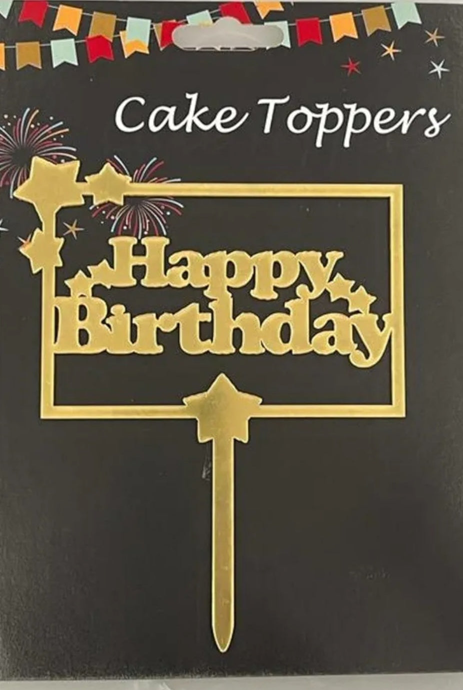 Happy Birthday Acrylic Topper