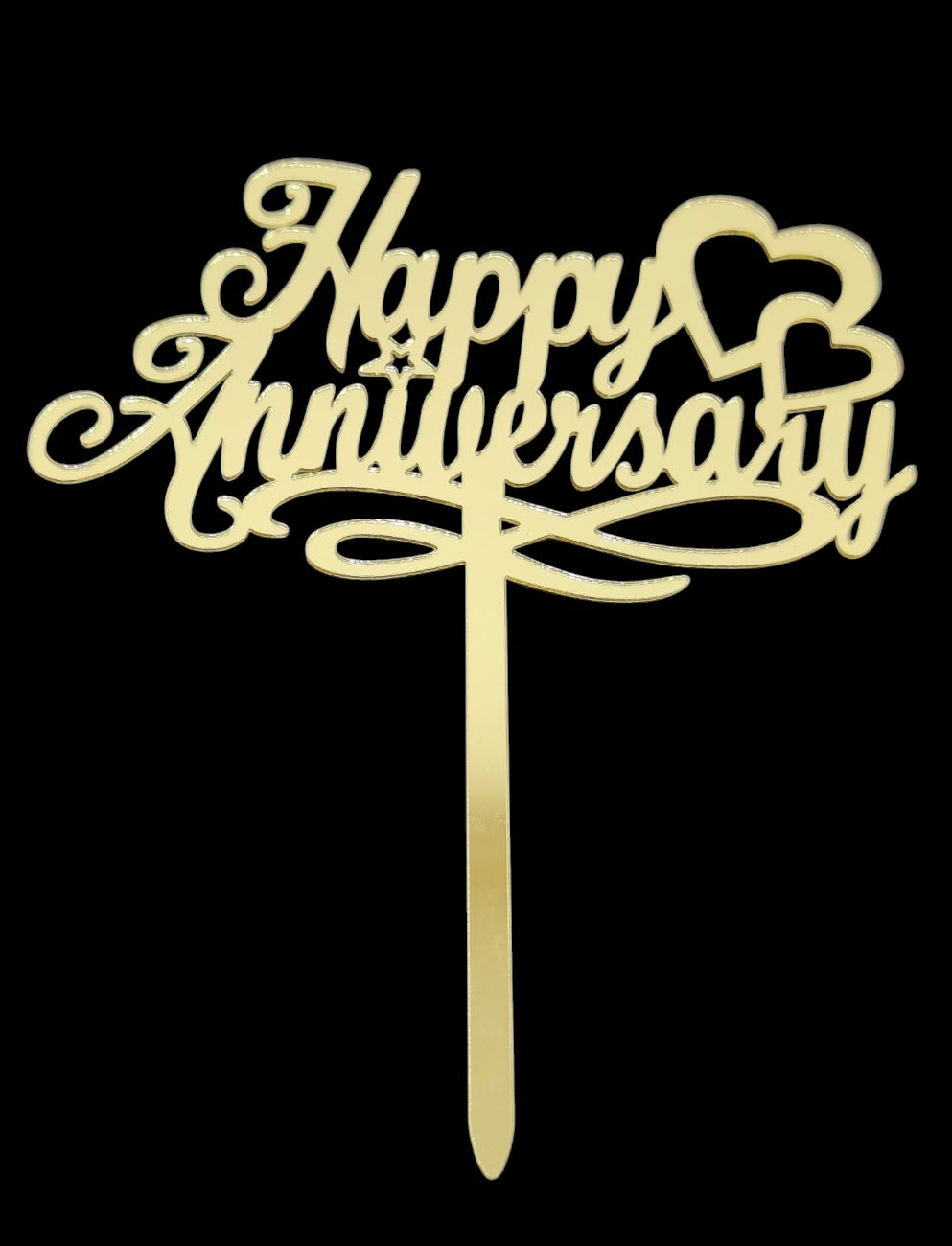 Happy Anniversary Acrylic Topper