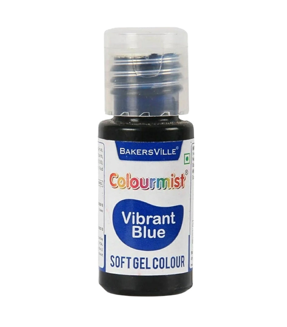 Bakersville Colourmist Vibrant Blue Soft Gel Colour 20 gm