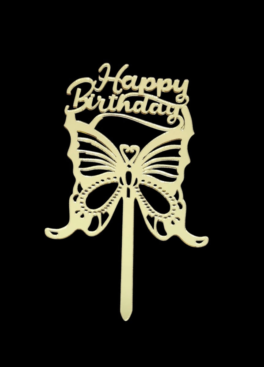 Happy Birthday Acrylic Topper