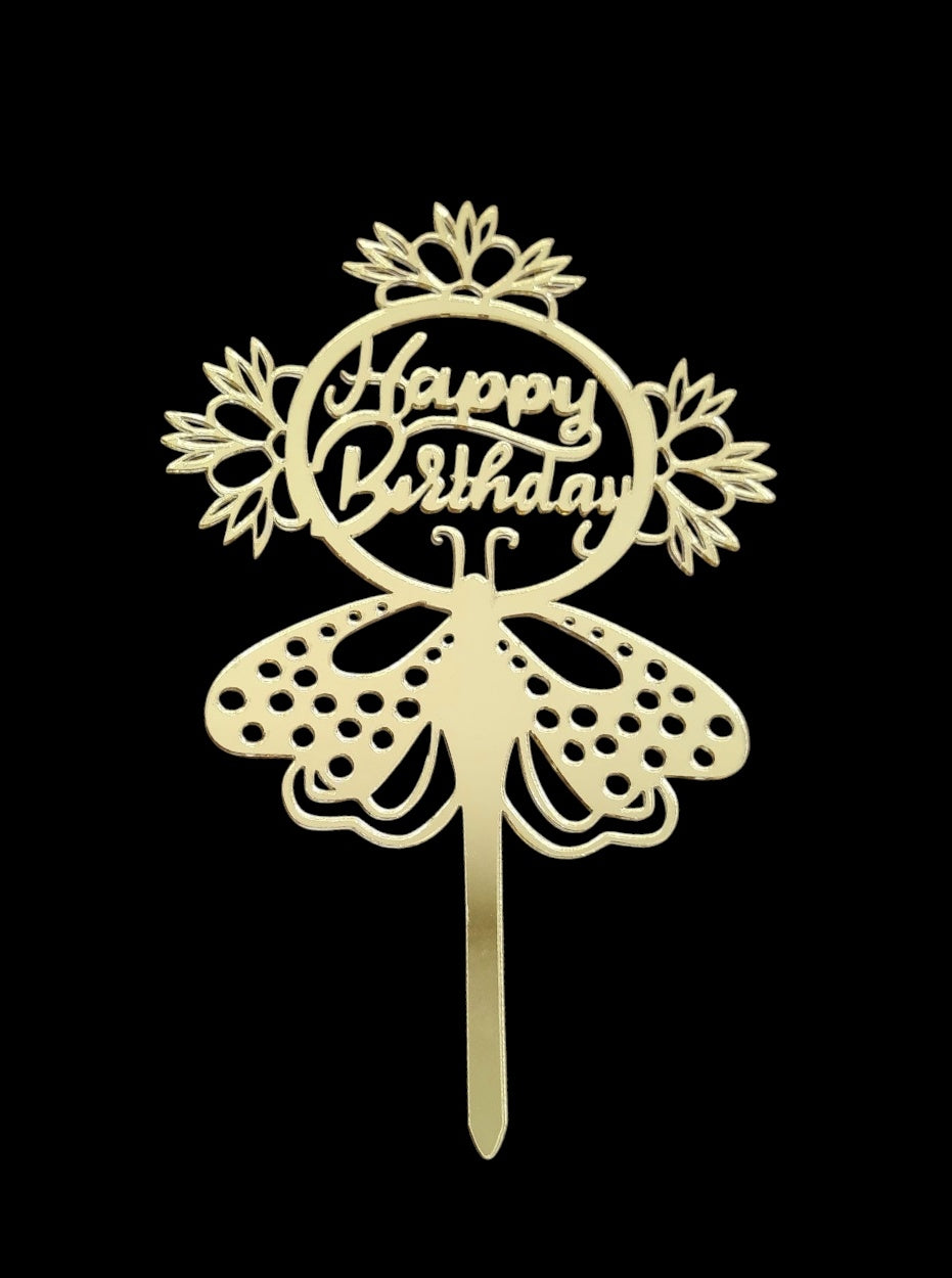 Happy Birthday Acrylic Topper