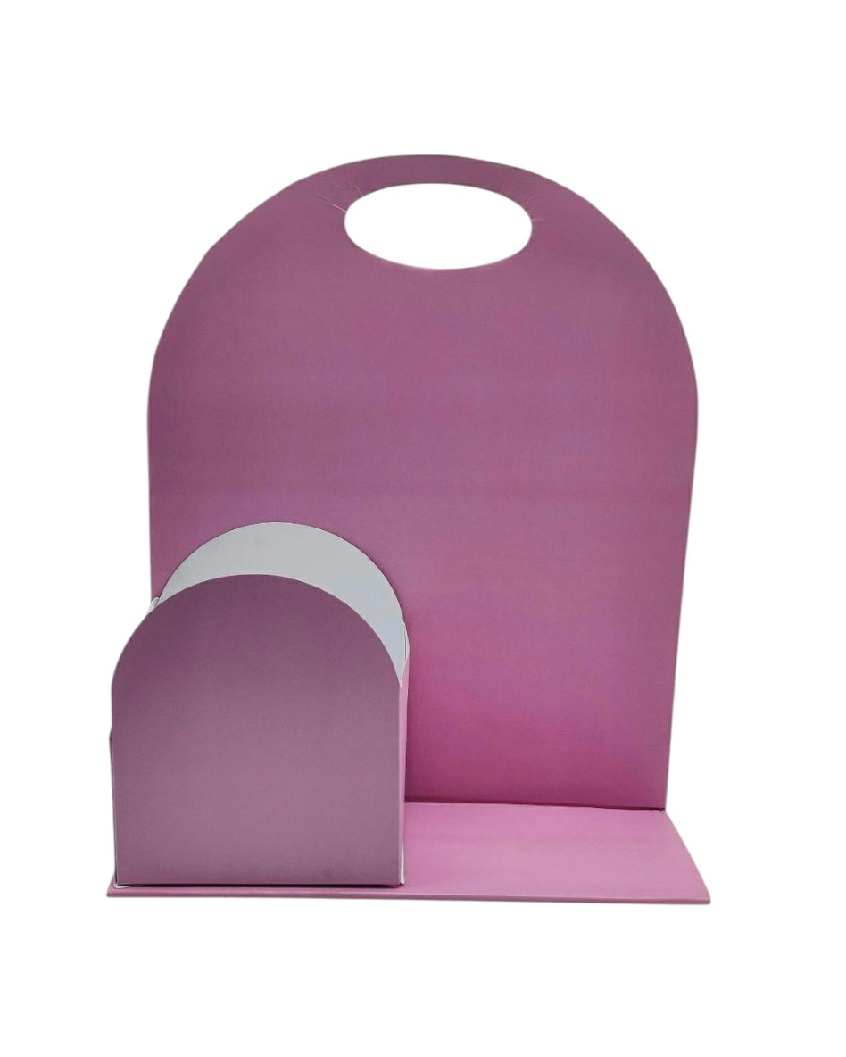 Foldable Pink Cake Hamper Stand