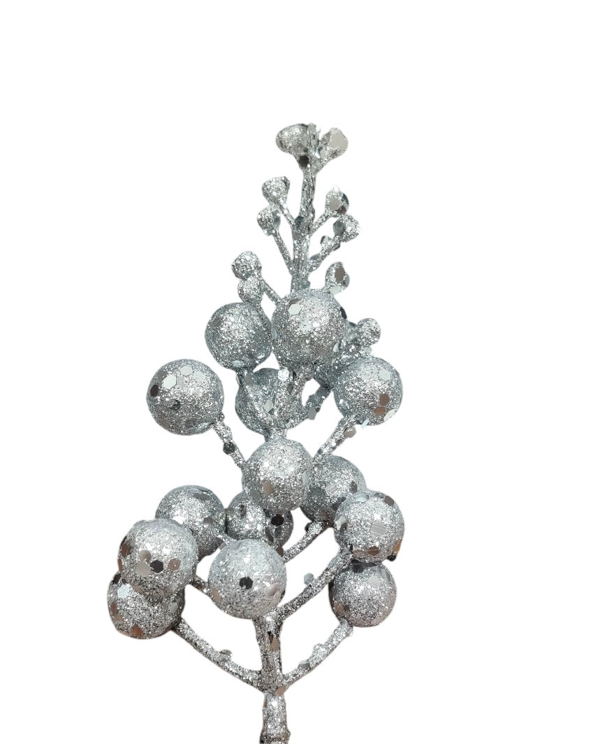 Silver Cherry Topper