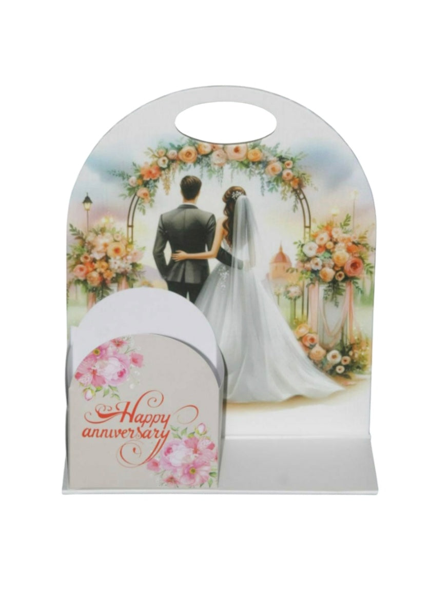 Foldable Anniversary Couple Cake Hamper Stand