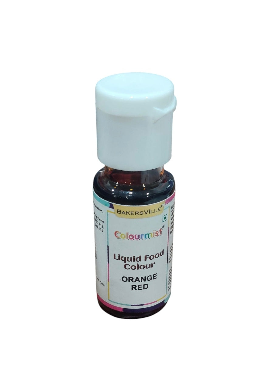 Bakersville Colourmist Liquid Food Colour Orange Red 20g
