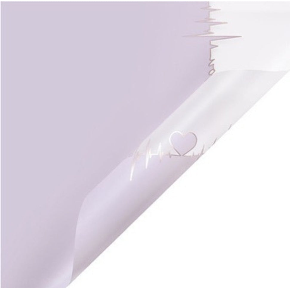 Flower Wrapping Purple Paper Pack of 5 Size -22x21.5 inch