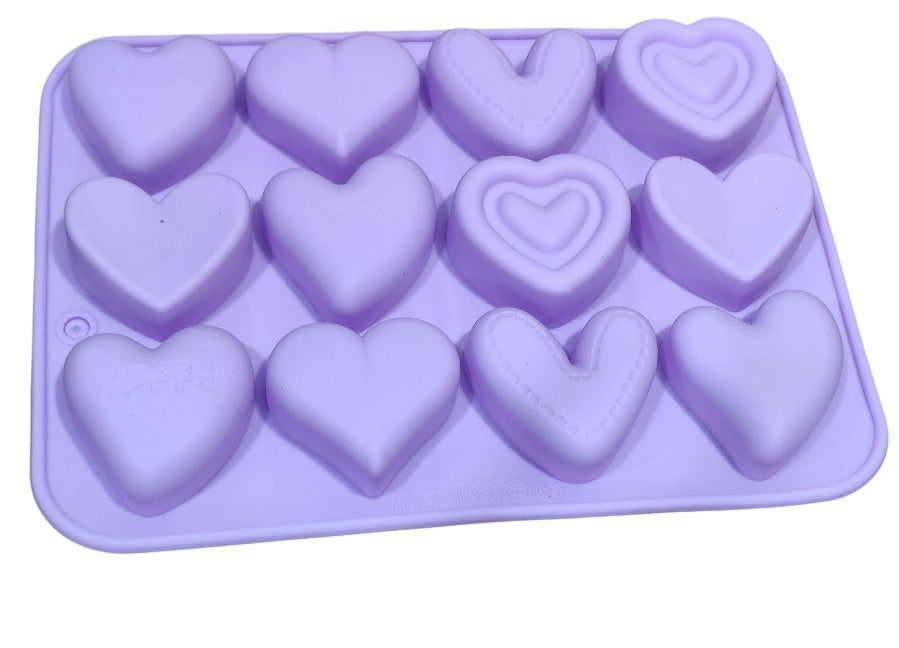 12 cavity heart Mould