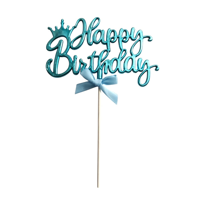 Premium Happy Birthday Cake Topper