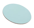 Mint blue colour round baseboard 8 inch