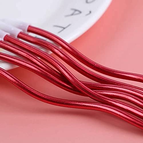 Twisty Red Long Stick Candle Pack of 6