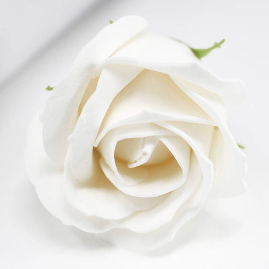 Artificial scented white Rose Flower