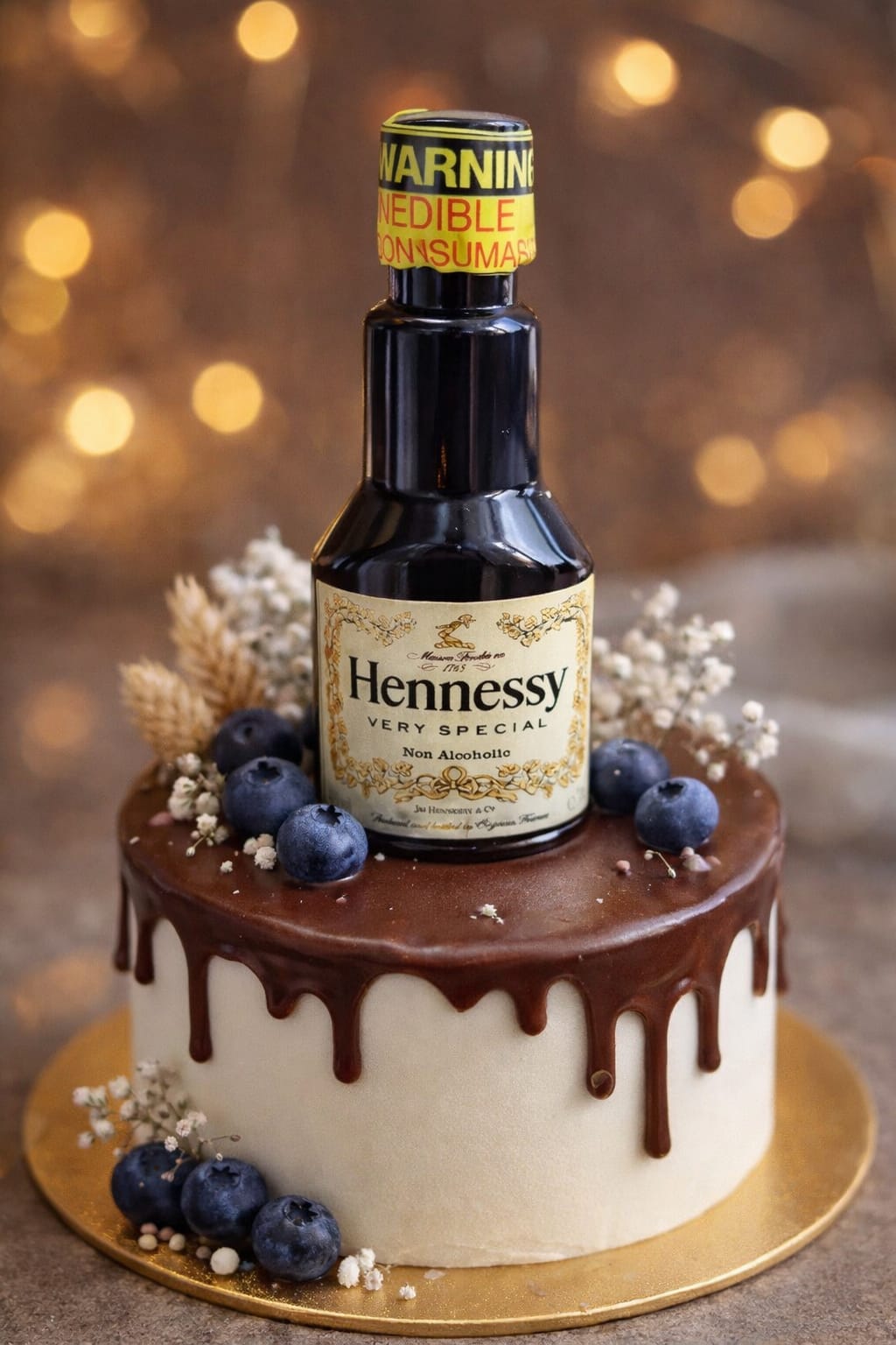 hennessy Non Alcholic Miniature bottel for Cake decoration