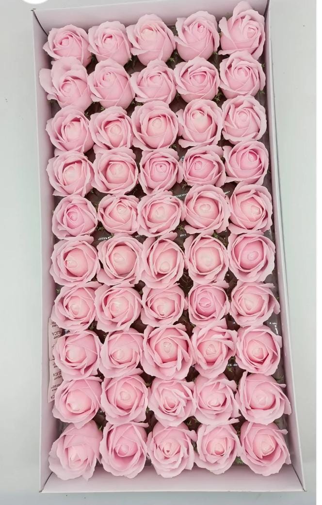 Artificial Pink scented Rose pack of 50