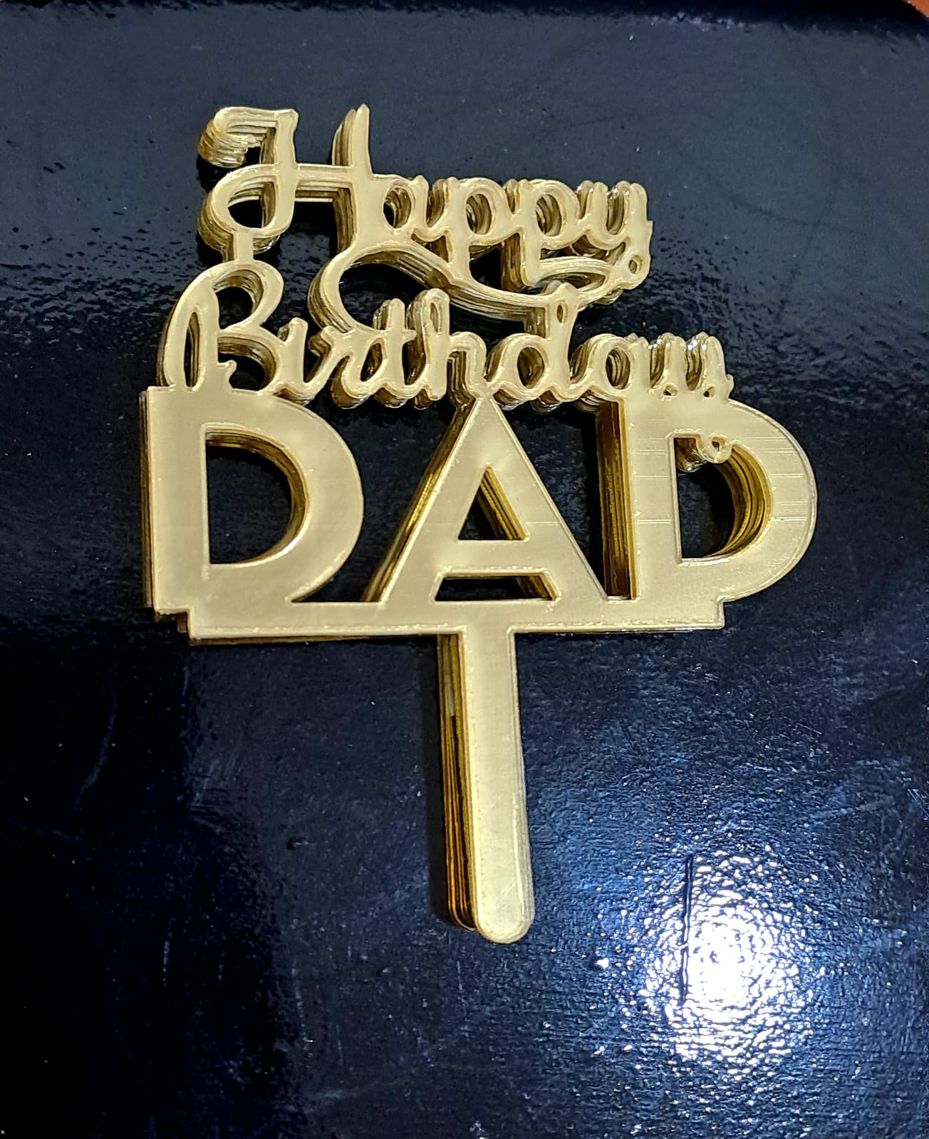 Happy birthday dad pack of 5 size 3 inch