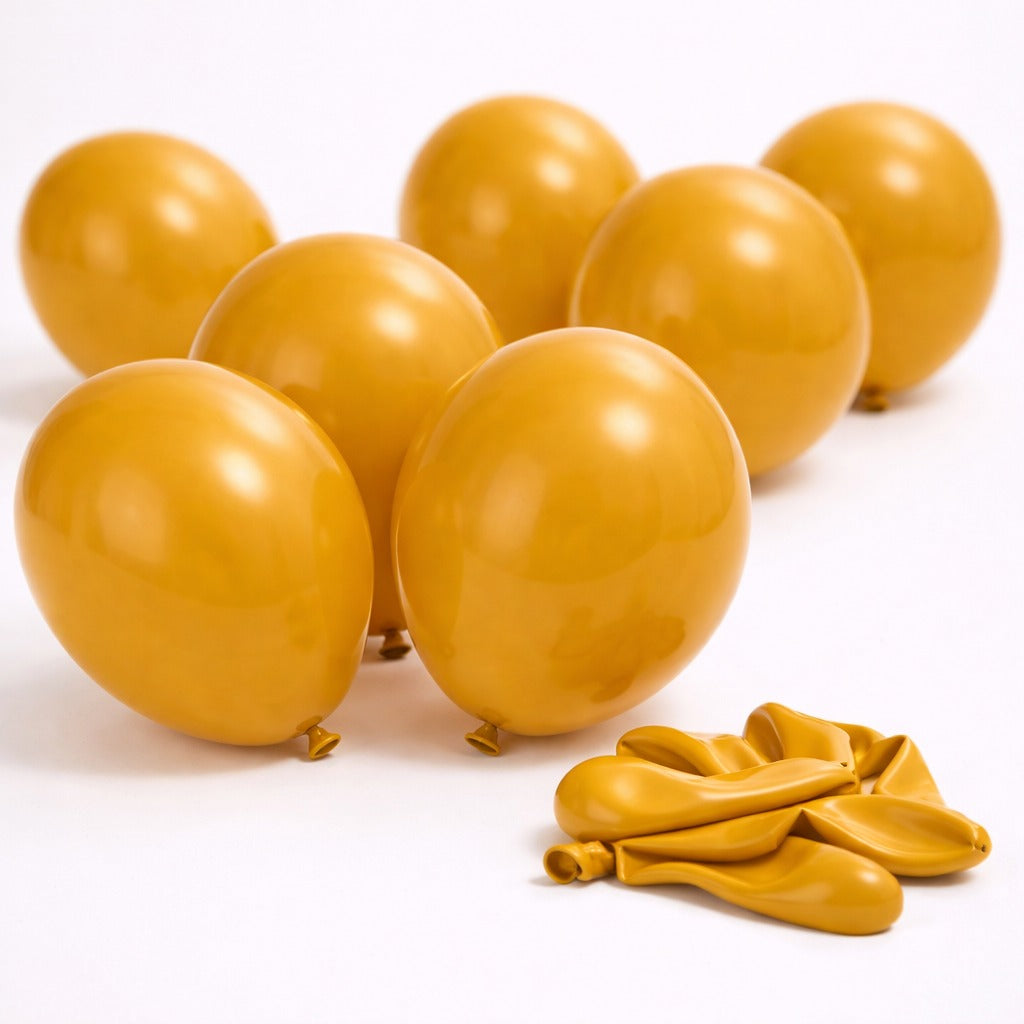 Golden brown metallic Balloons (Pack Of 50)