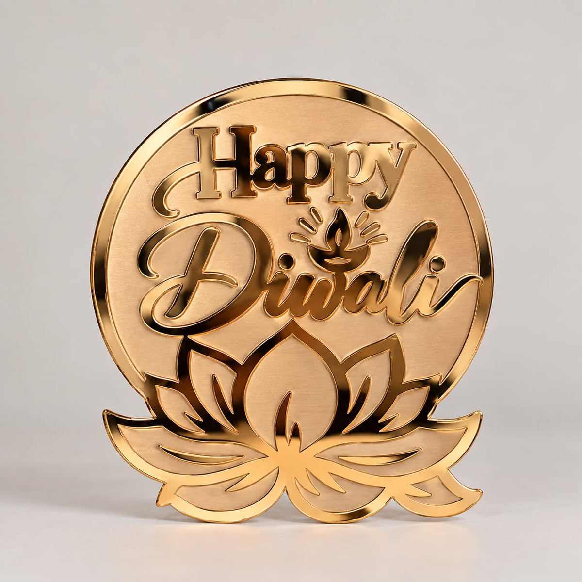 Happy Diwali Acrylic Coin pack of 5