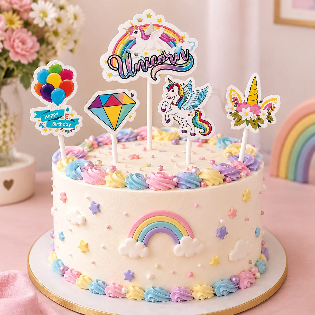 Unicorn Theme Topper