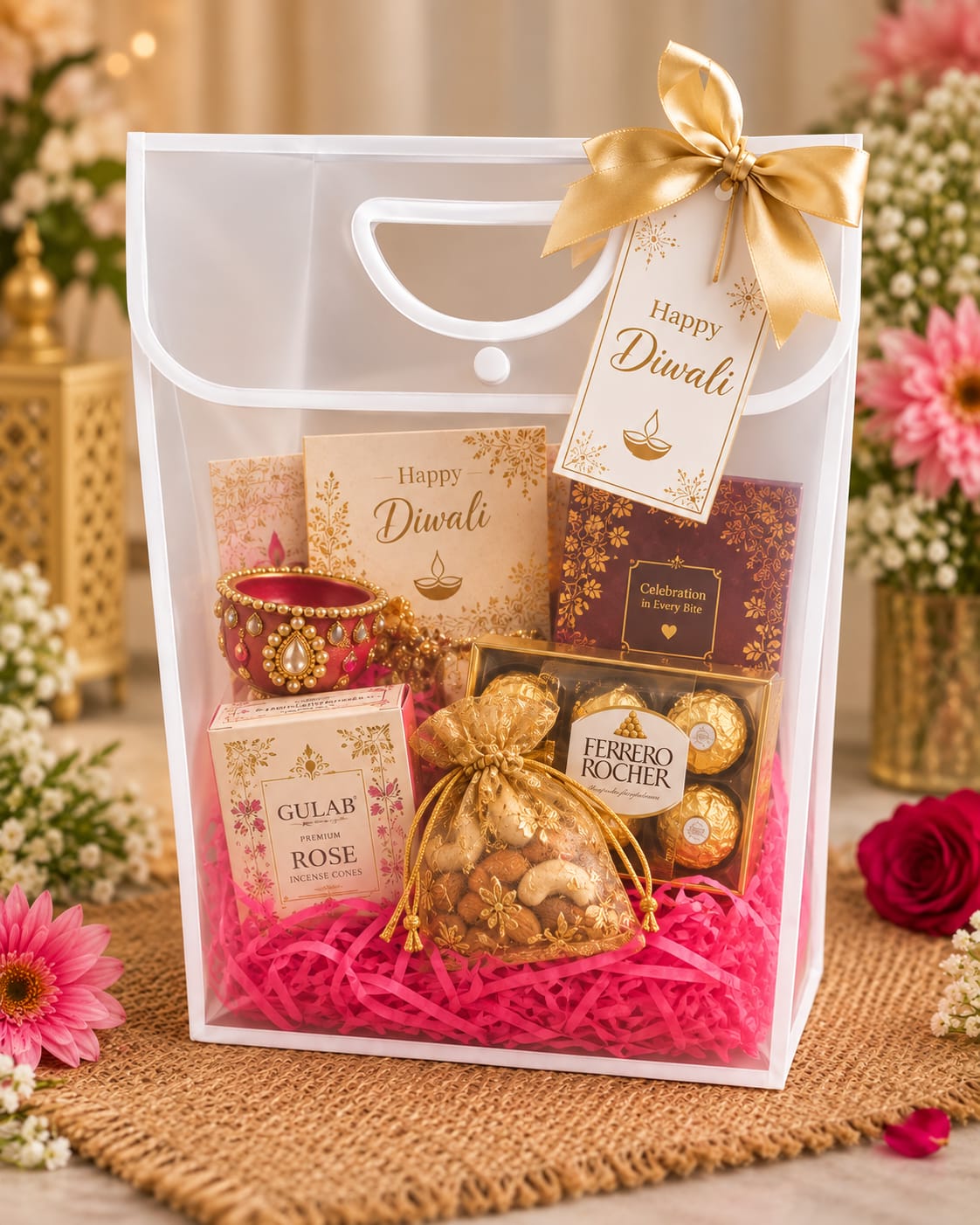 Rakhi Goodies Bag size 9.5x7