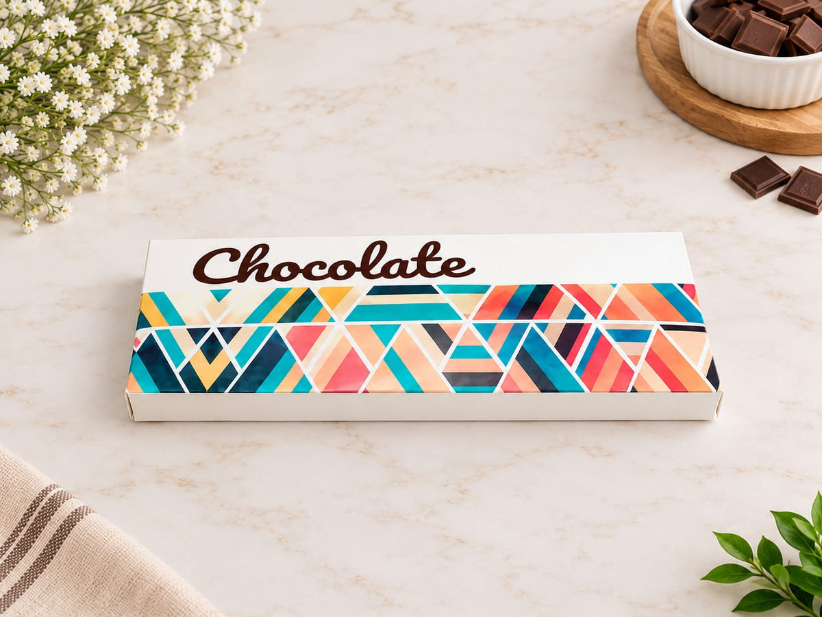 Chocolate Bar Box Size -6.5*3 Inch Pack Of 10 CODE-1635B