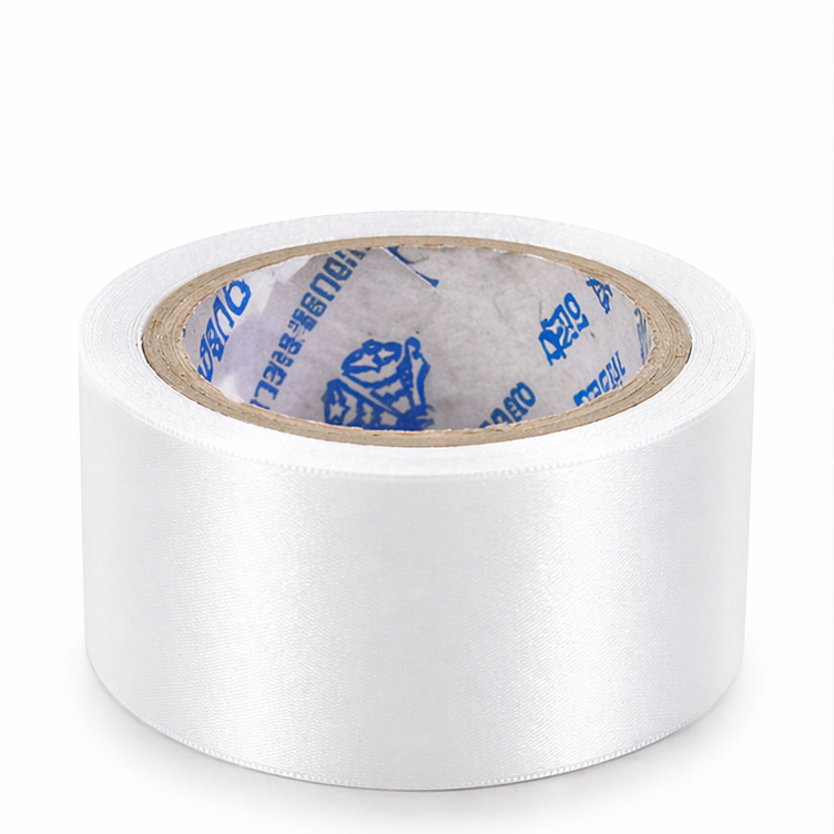 white balloon ribbon (lenght approx 6.5 m breadht 2.2 cm)