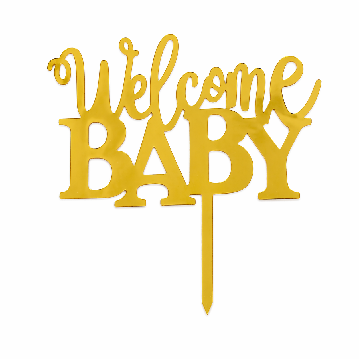 Welcome baby Acrylic Topper