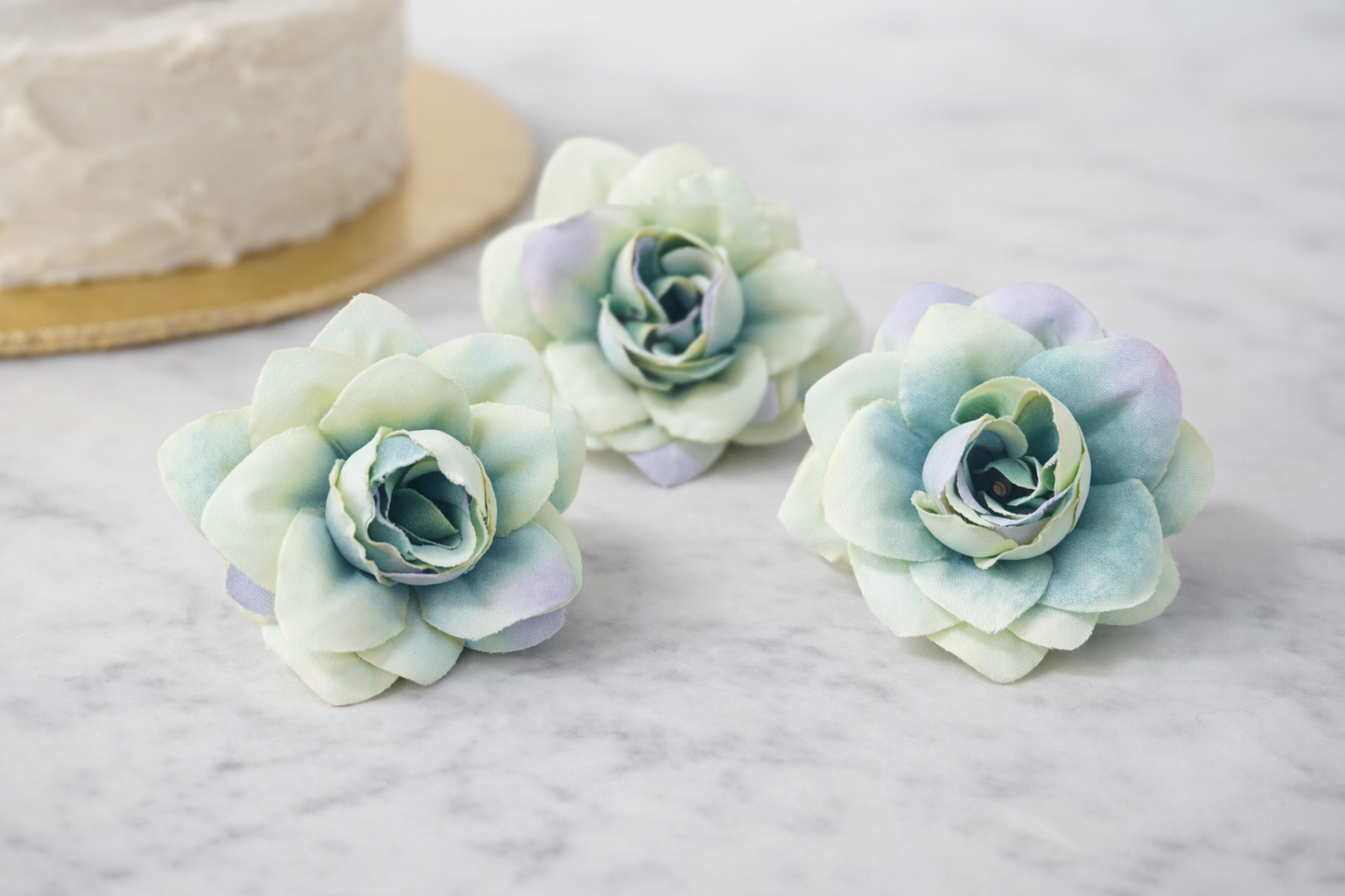 Green & Cream Rose flower