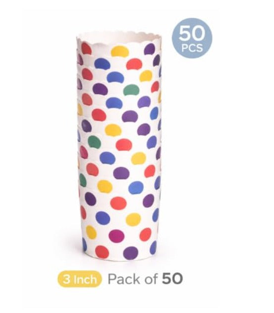 2.5 inch cupcake paper liner pack of 50