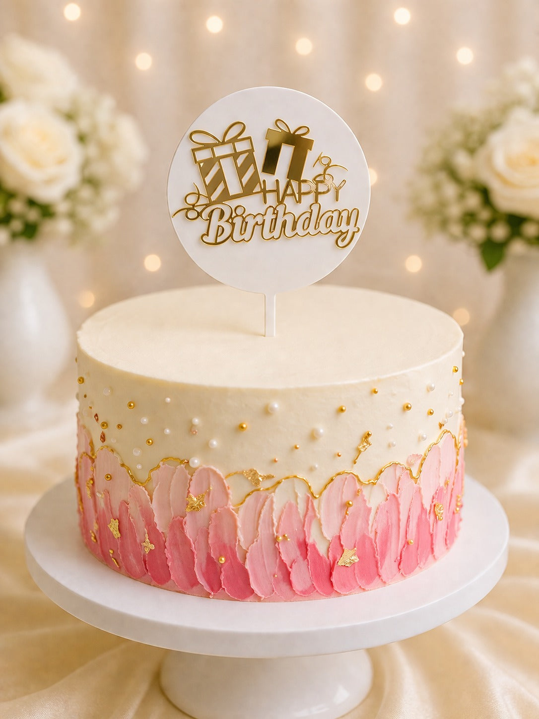 Happy Birthday topper