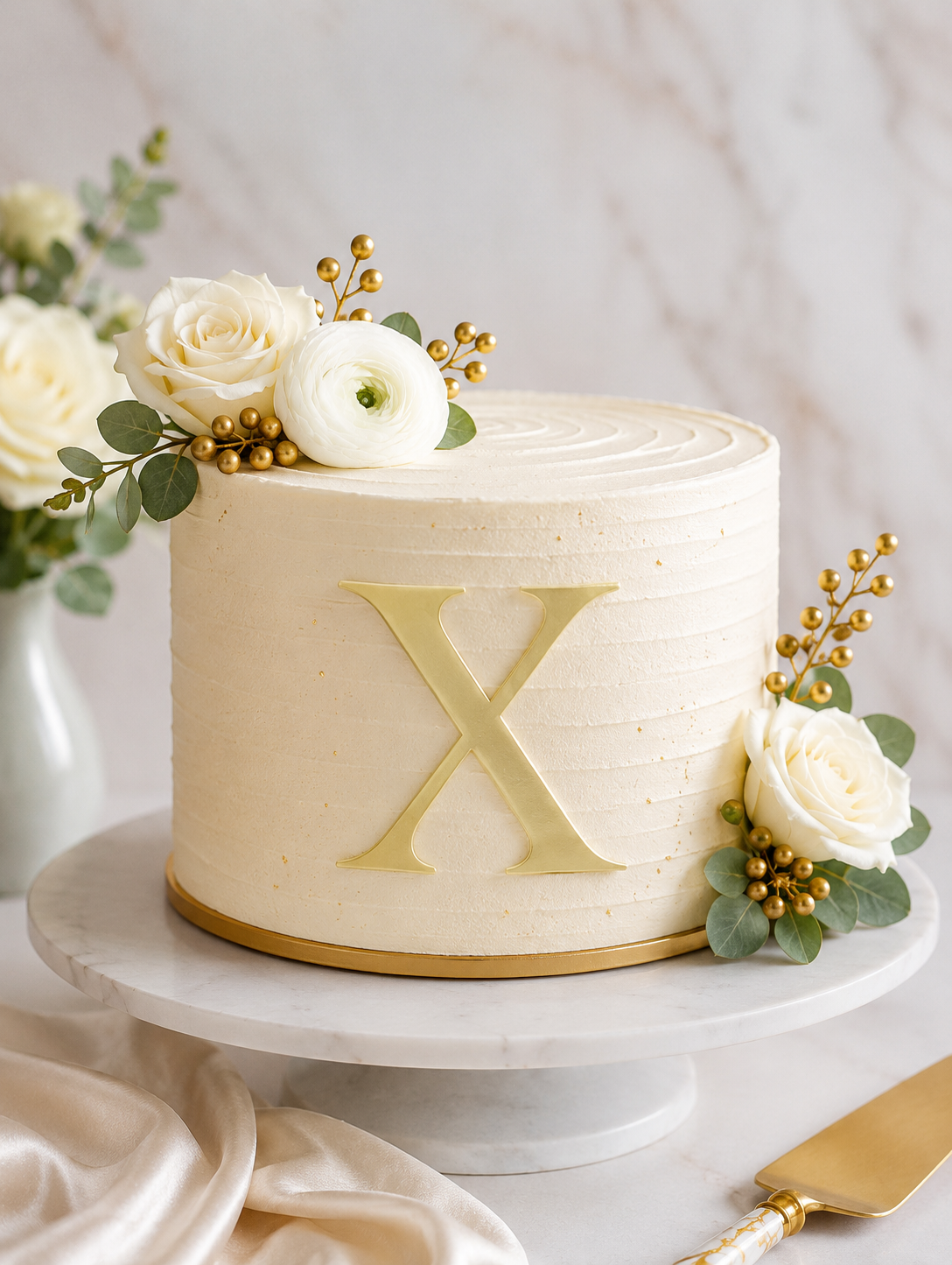 X Alphabet 2 inch Acrylic Topper