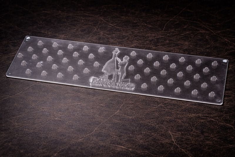 Engaged couple design PVC mould sheet