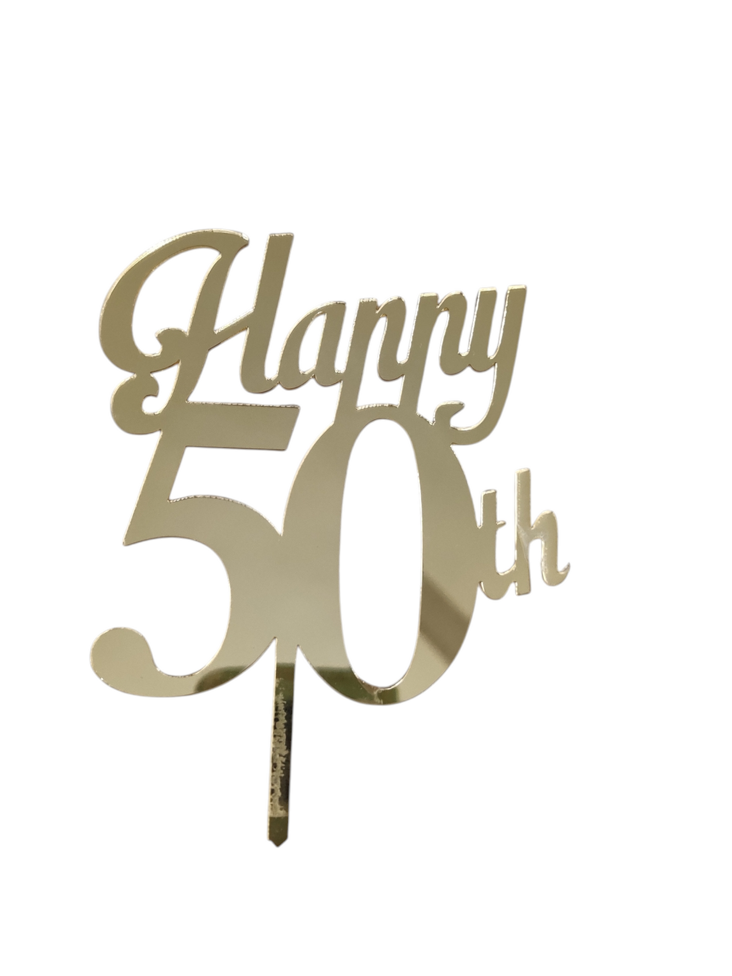 50th Acrylic Topper